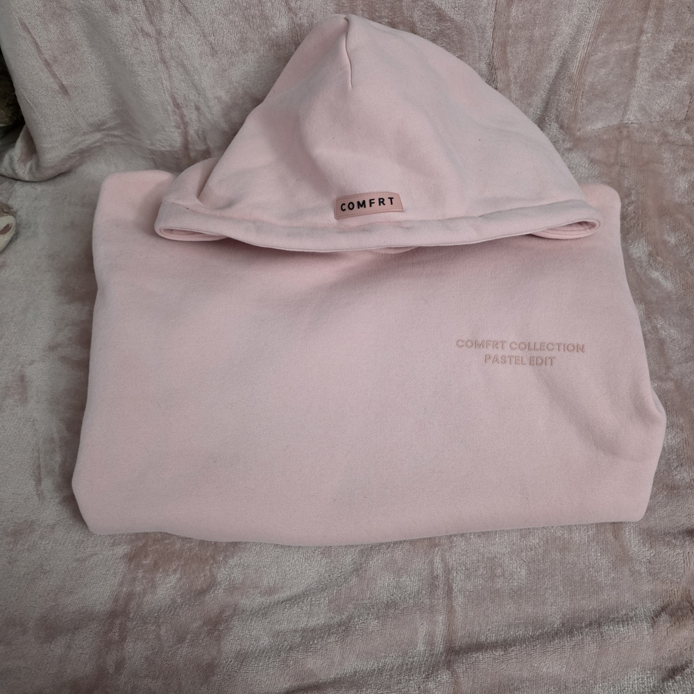 Comfort Collection Pastel Pink Hoodie